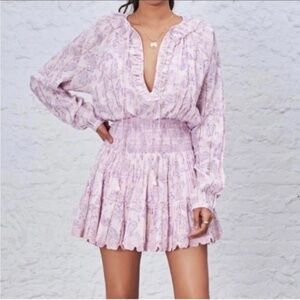 House of Harlow‎ 1960 x Revolve NWT Smocked Waist Dress